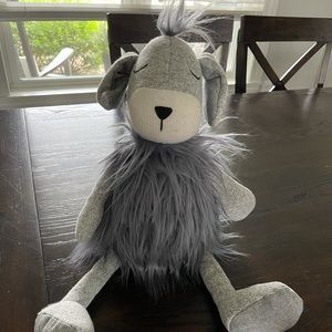 Restoration Hardware Wooly Plush Dog Stuffed Animal